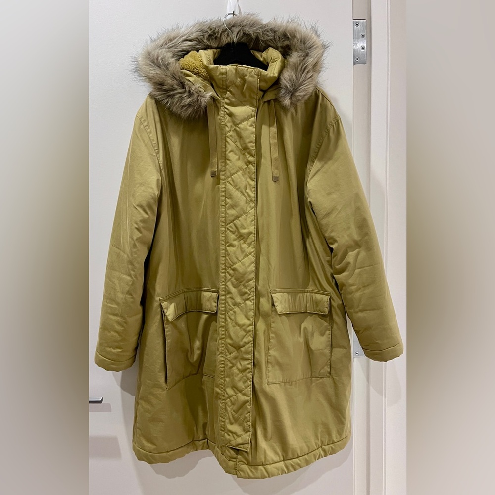 Universal Thread Mustard Water-Resistant Jacket - Picture 3 of 10
